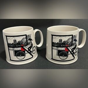 ANTHROPOLOGIE
Florence Balducci Letter "B" Girl On Bicycle Monogram Initial Mug